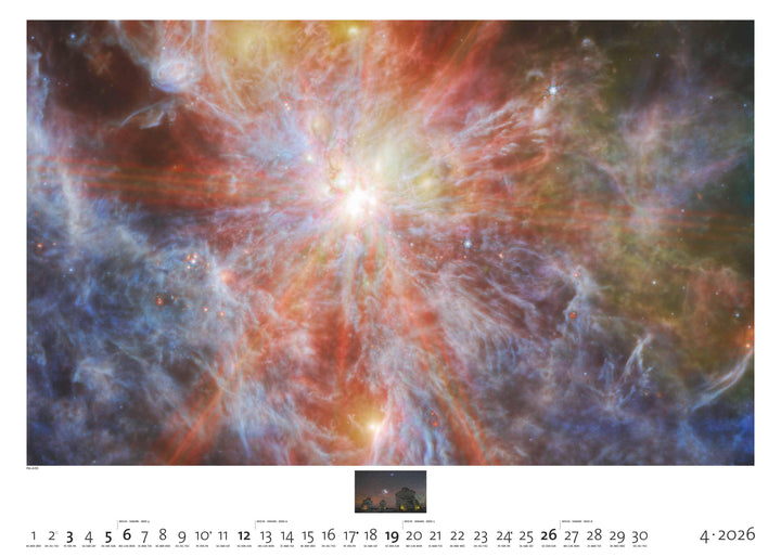 Sternzeit 2026 - Bild-Kalender - Poster-Kalender - 70x50 | Mokler, Felicitas