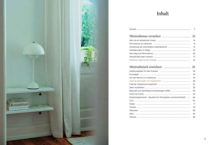 Minimalistisch wohnen | Mielke, Jana
