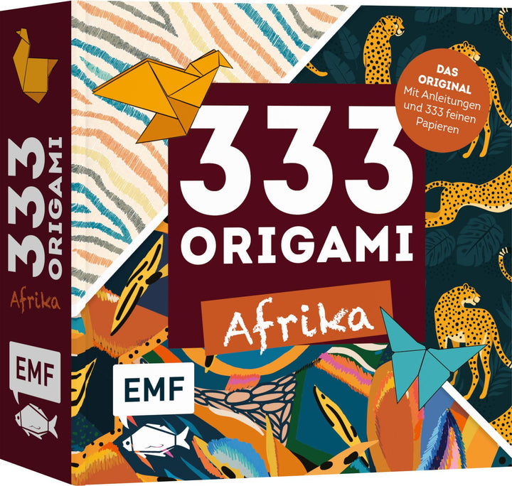 333 Origami - Faszination Afrika - Farbenfrohe Papiere falten | -