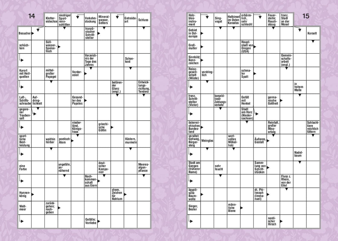 Kreuzworträtsel für zwischendurch | -