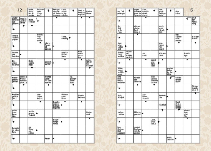 Kreuzworträtsel für zwischendurch | -