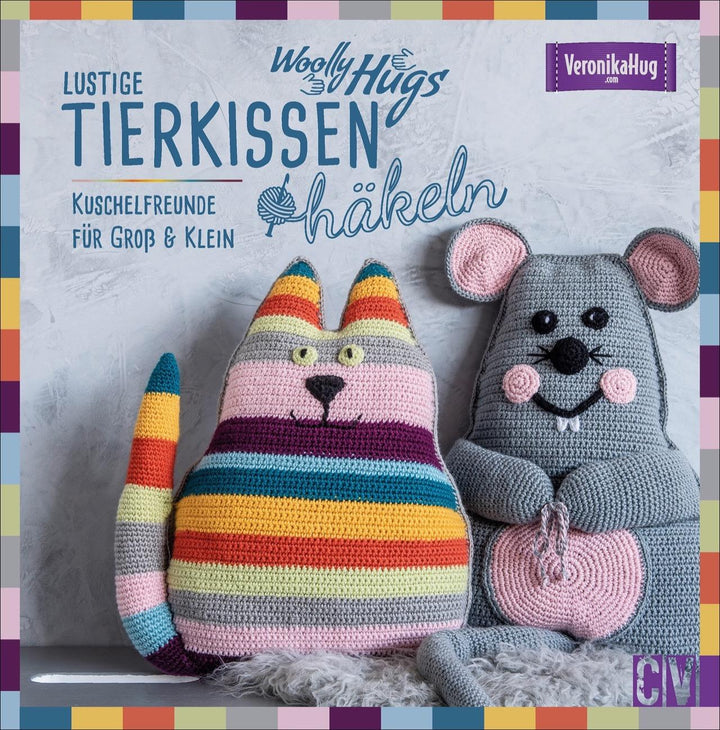 Woolly Hugs Lustige Tierkissen häkeln | Hug, Veronika