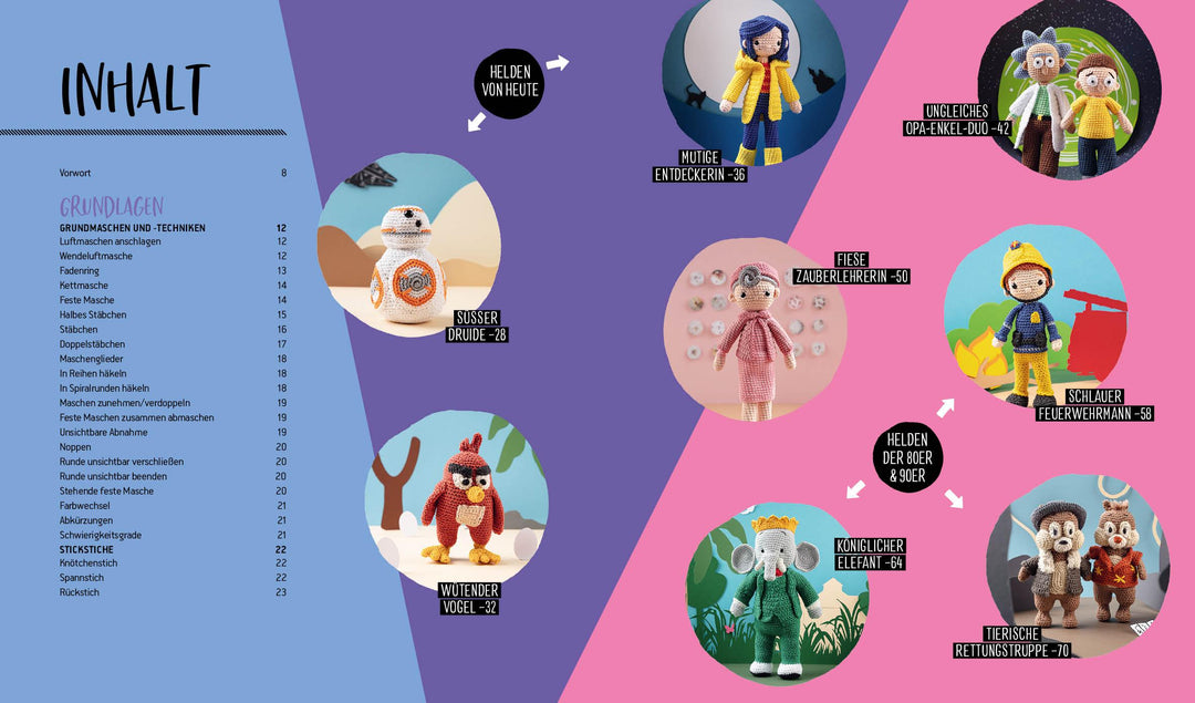 Helden der Kindheit - Das Häkelbuch - Band 5 | Urbanneck, Linda | Borges, Inga