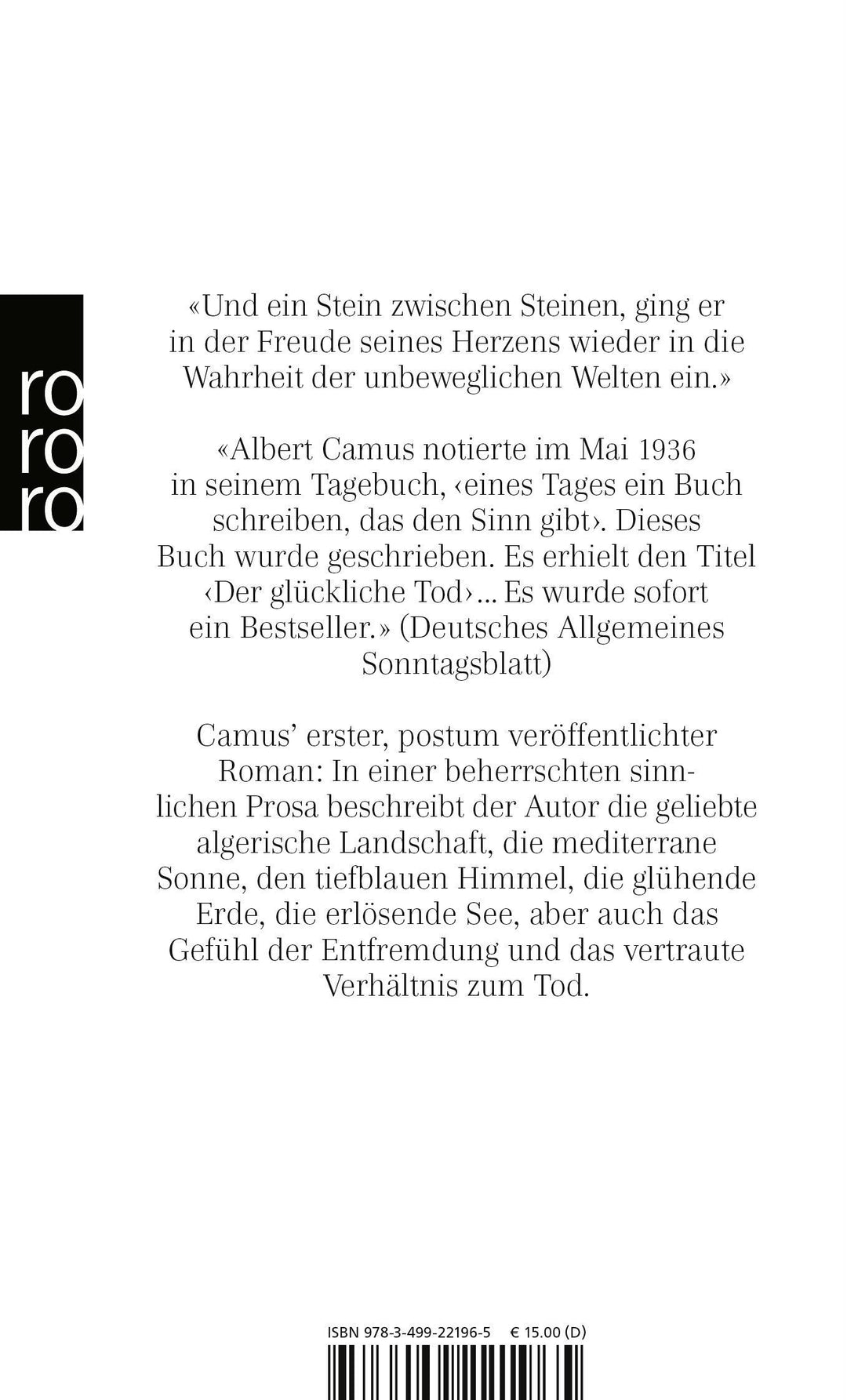 Der glückliche Tod | Camus, Albert