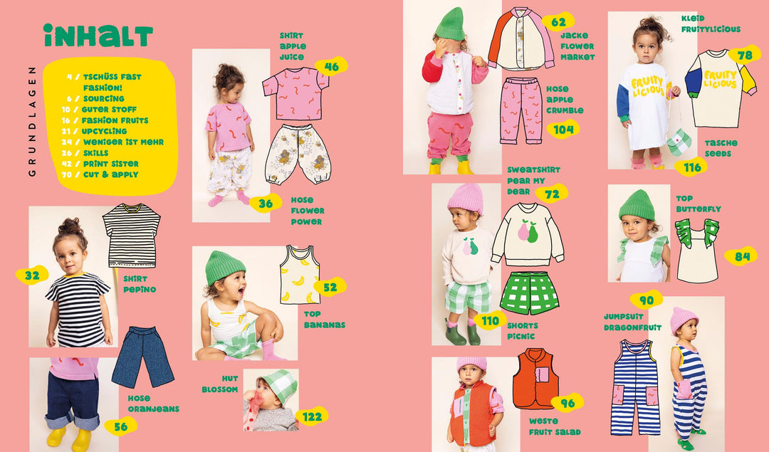 Fashion Fruits - Nähen für Kids! 15 Teile, eine Kollektion: Sag Tschüss zur ...