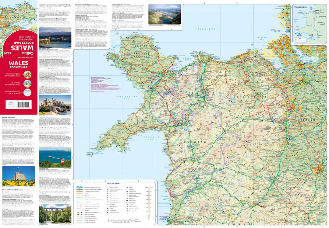 Wales Pocket Map | Collins Maps