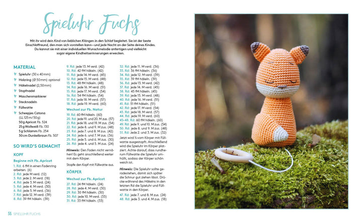 Fuchs, Bär und Hase - süße Häkelwelten für Babys | Stopat, Sabrina