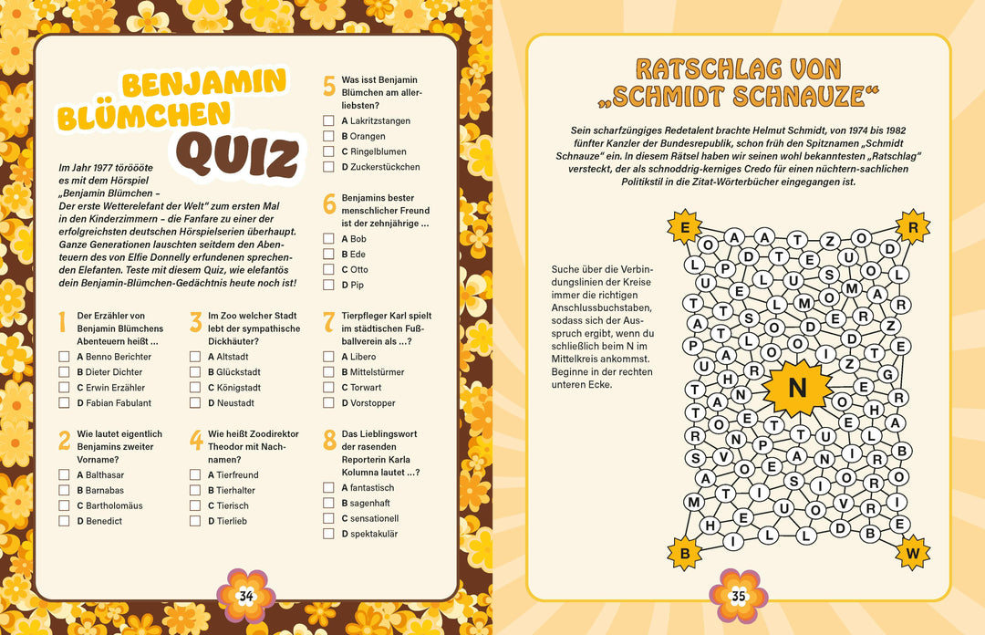 Die 70er Rätselbuch | -