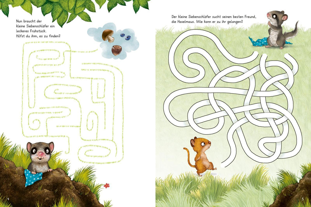 Der kleine Siebenschläfer: Zeig mir den Weg durchs Labyrinth! | Bohlmann, Sabine