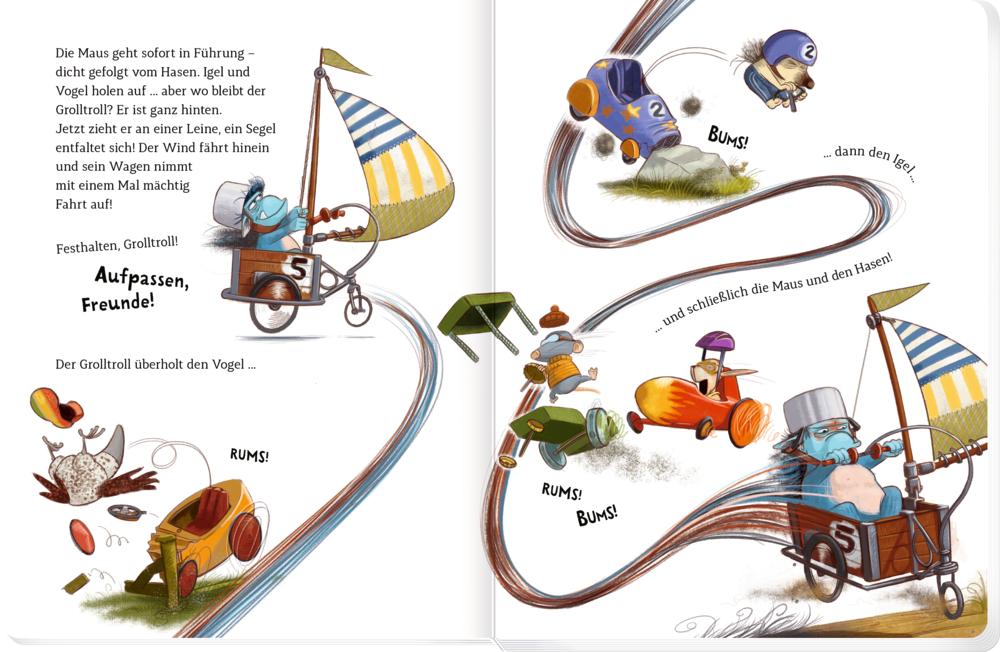 Der Grolltroll ... will Erster sein! (Pappbilderbuch) | Speulhof, Barbara va...