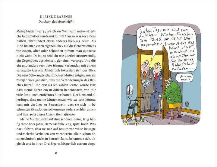 'Warte mal, hab ich zu Hause mein Buch zugemacht?' | -