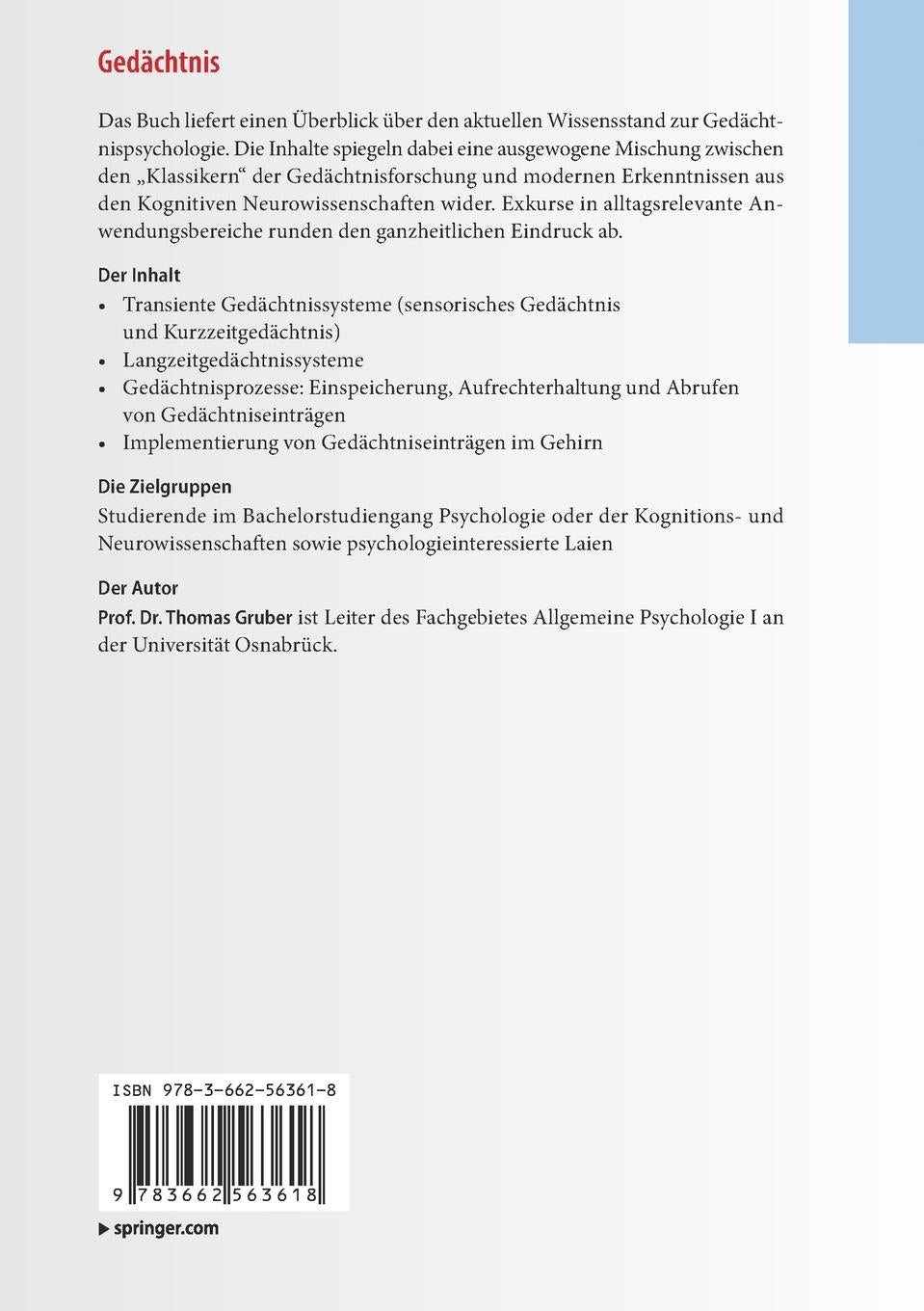 Gedächtnis | Gruber, Thomas