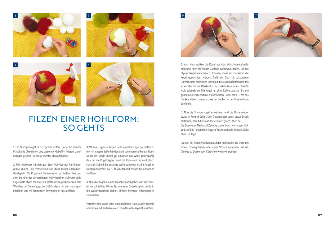 Das große Buch vom Filzen | Schaadt, Susanne | Moras, Ingrid | Olbrich, Astr...