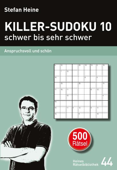 KILLER-SUDOKU 10 - schwer bis sehr schwer | -