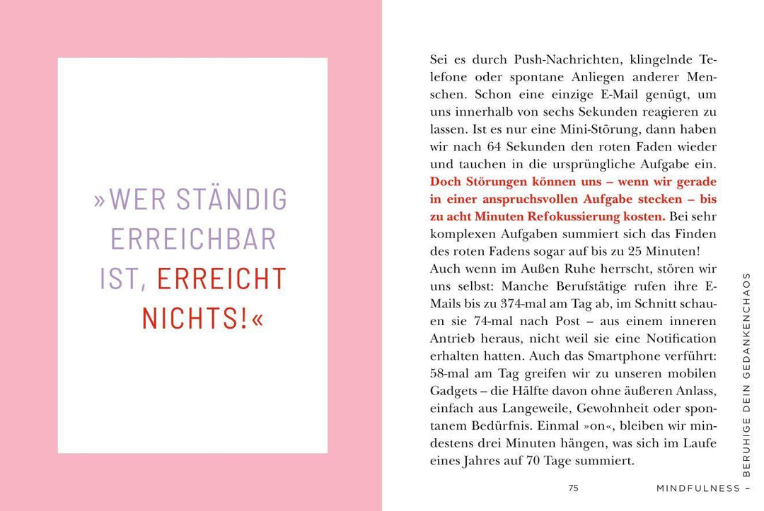 Die 1-Minuten-Strategie gegen mentale Erschöpfung | Nussbaum, Cordula