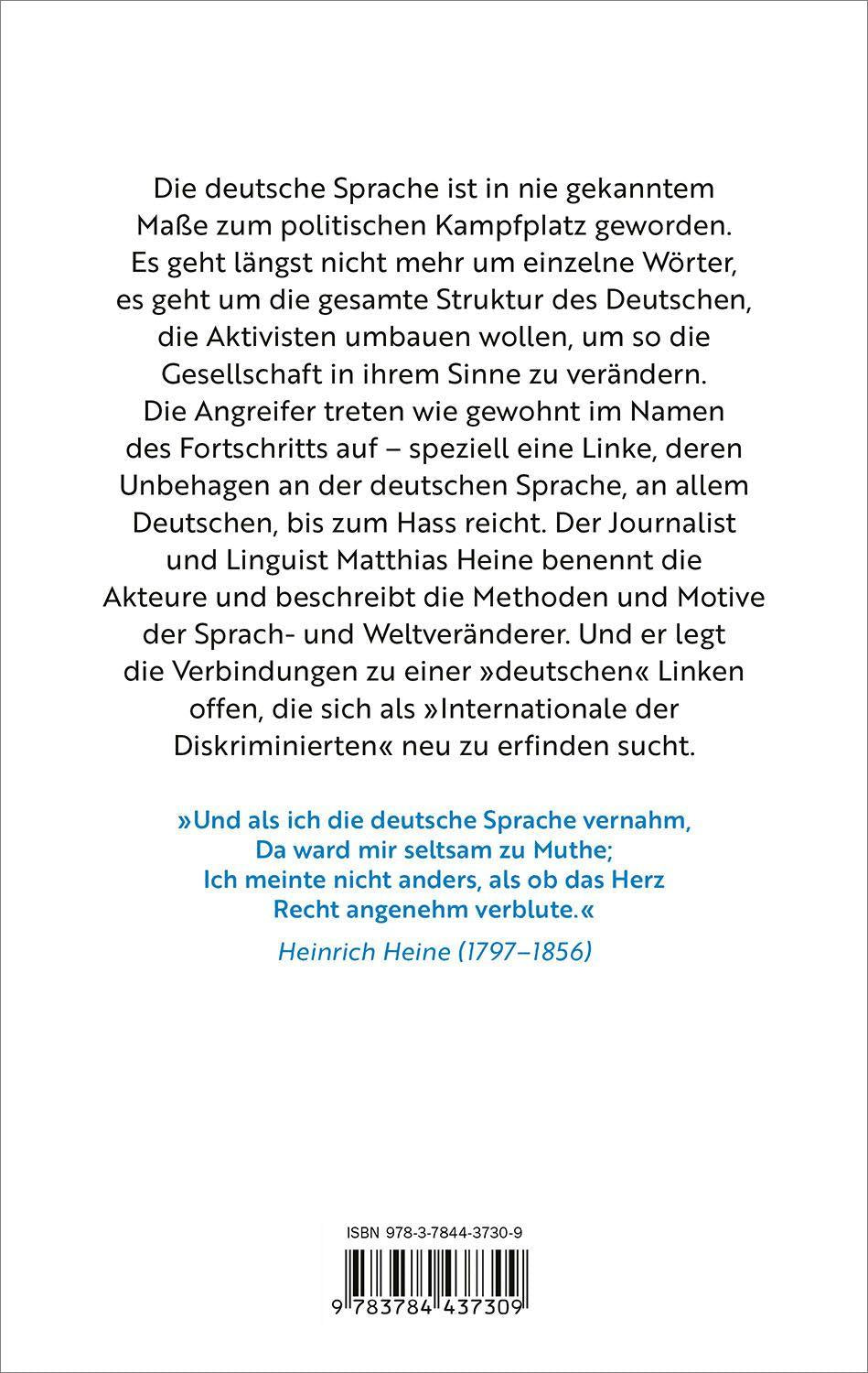 Der große Sprachumbau | Heine, Matthias