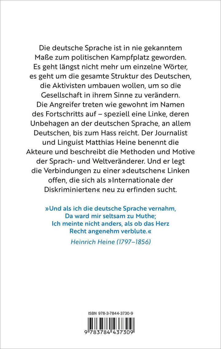 Der große Sprachumbau | Heine, Matthias