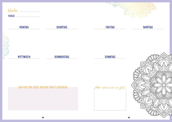 Colorful Mandala - Mein Bullet Journal | -