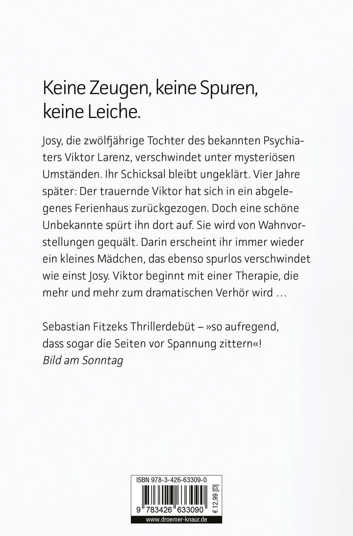 Die Therapie | Fitzek, Sebastian