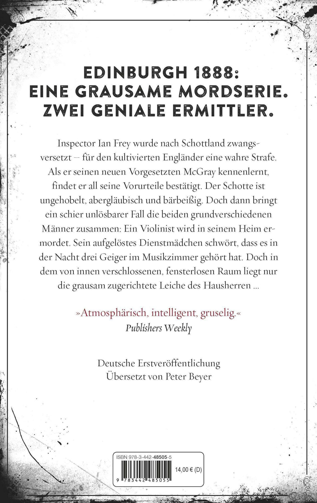 Die Schatten von Edinburgh | Muriel, Oscar de