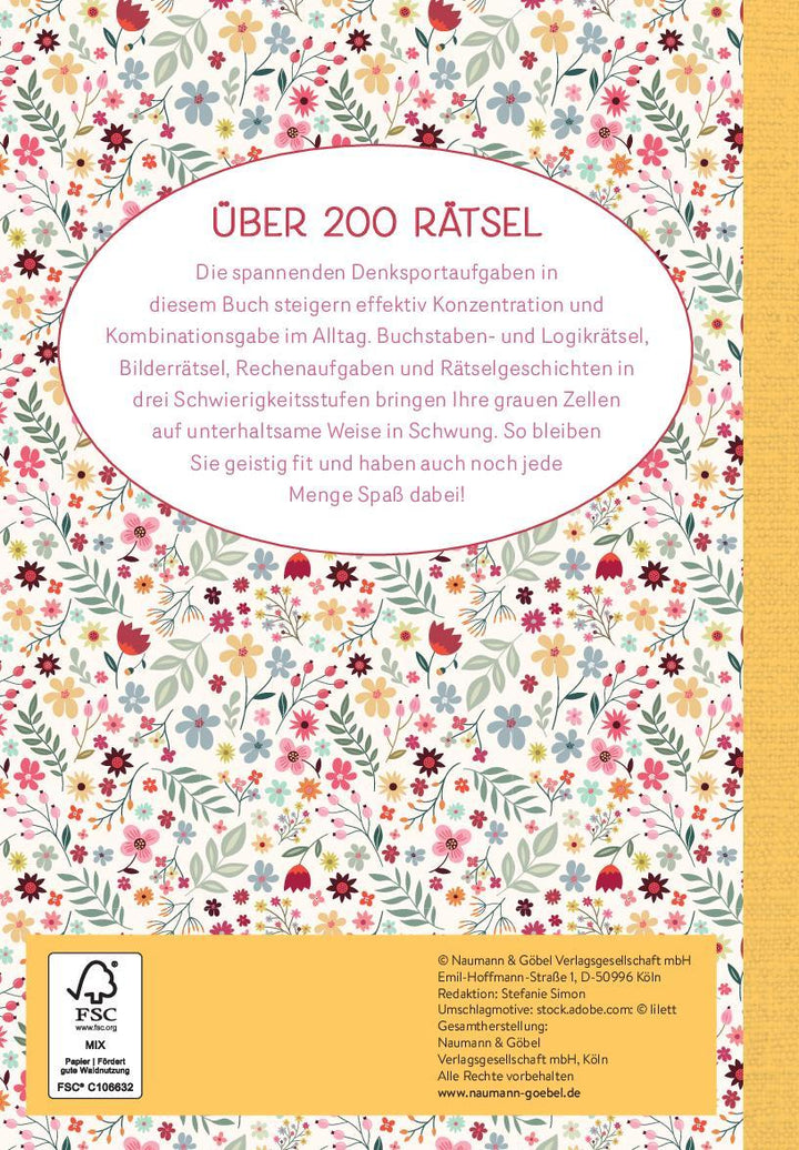 Fit im Kopf - Gedächtnistraining für jeden Tag | -