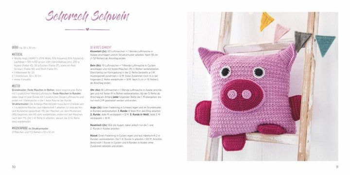 Woolly Hugs Lustige Tierkissen häkeln | Hug, Veronika