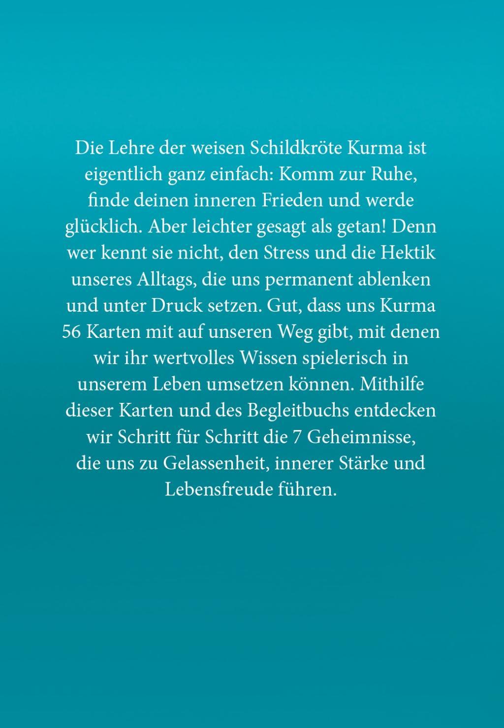 Die 7 Geheimnisse der Schildkröte - Das Kartenset | Long, Aljoscha | Schwepp...