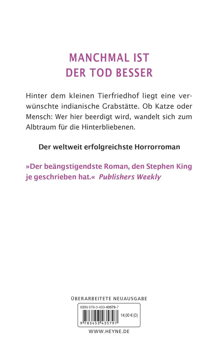 Friedhof der Kuscheltiere | King, Stephen