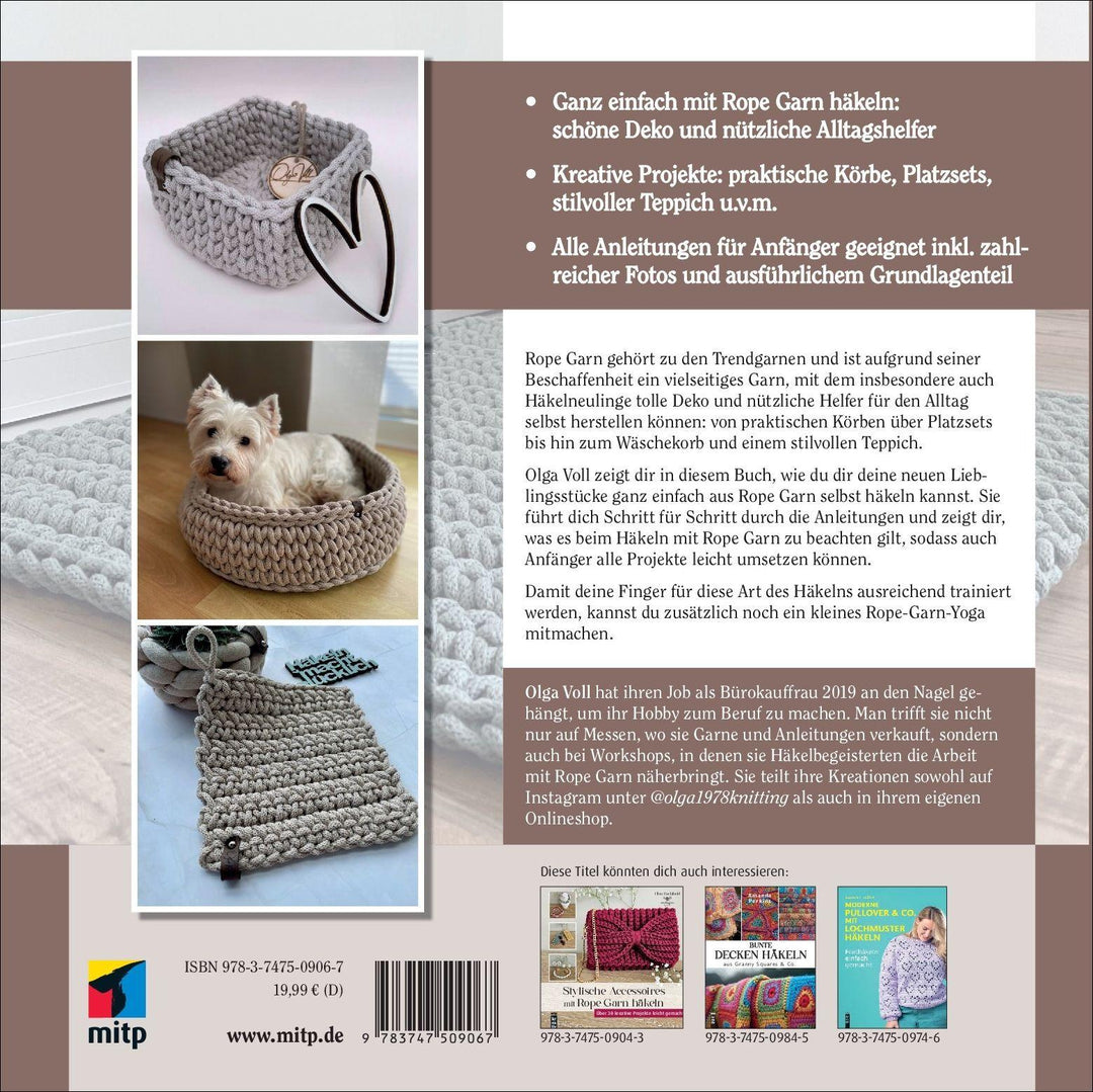 Schöne Home-Deko mit Rope Garn häkeln | Voll, Olga