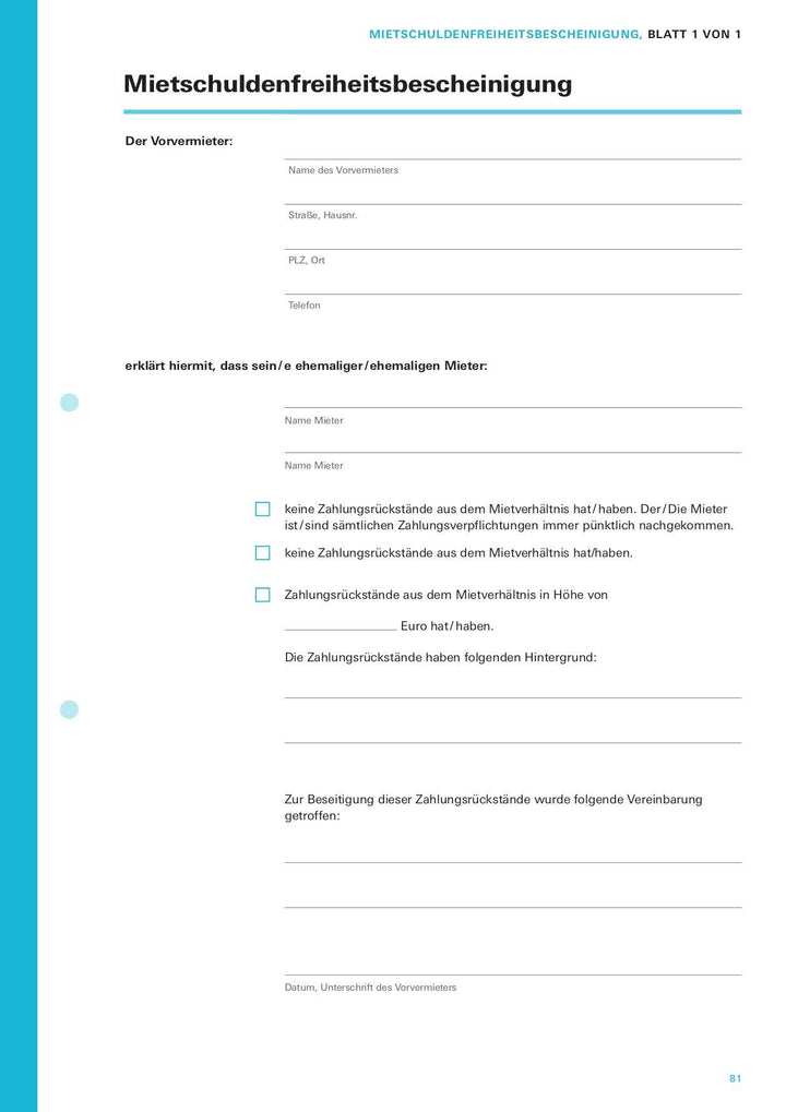 Das Mieter-Set | Bredereck, Alexander | Dineiger, Volker