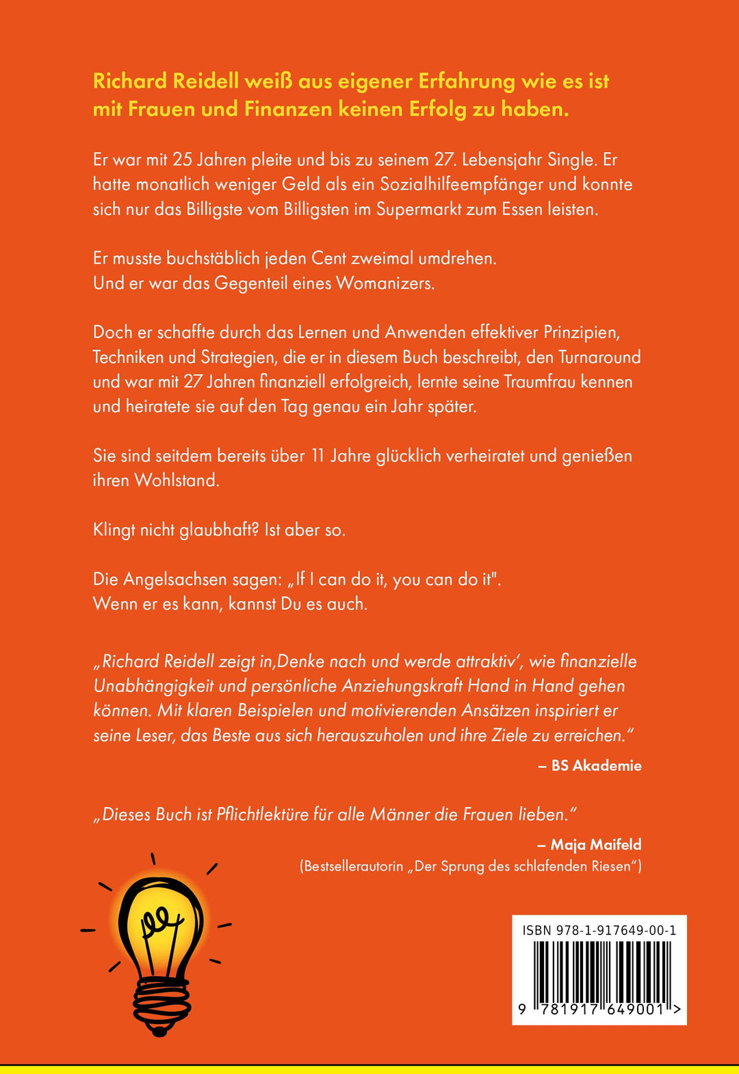 Denke nach und werde attraktiv | Reidell, Richard