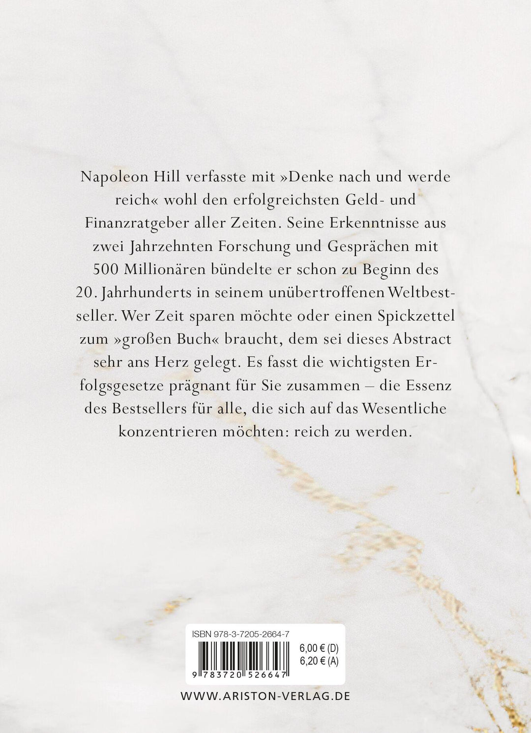 Denke nach und werde reich | Hill, Napoleon