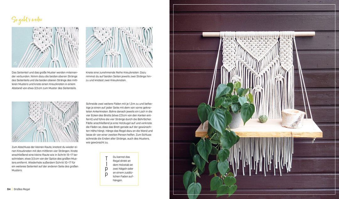 Makramee super easy | Kirsch, Josephine