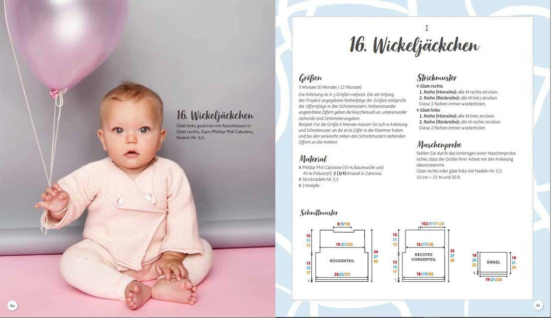 Babykleidung supereinfach selber stricken! 1 Prinzip - 30 niedliche Modelle ...