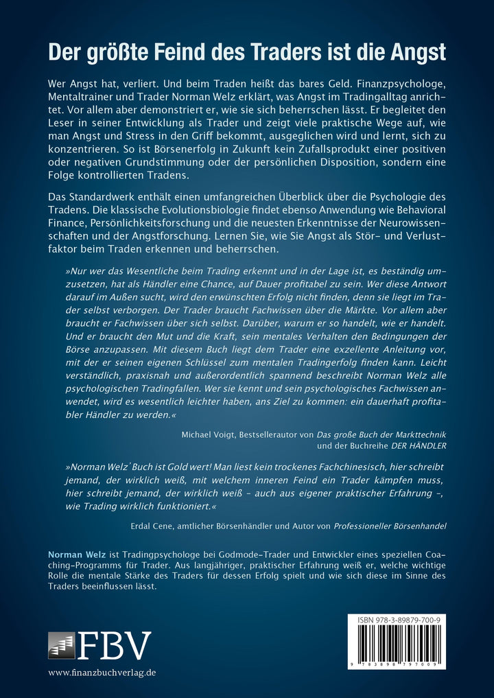 Tradingpsychologie - So denken und handeln die Profis | Welz, Norman