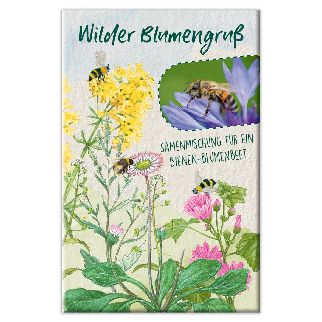 Lass es blühen - Wildblumen und Bienenblumen erkennen, inkl. Samentütchen | -