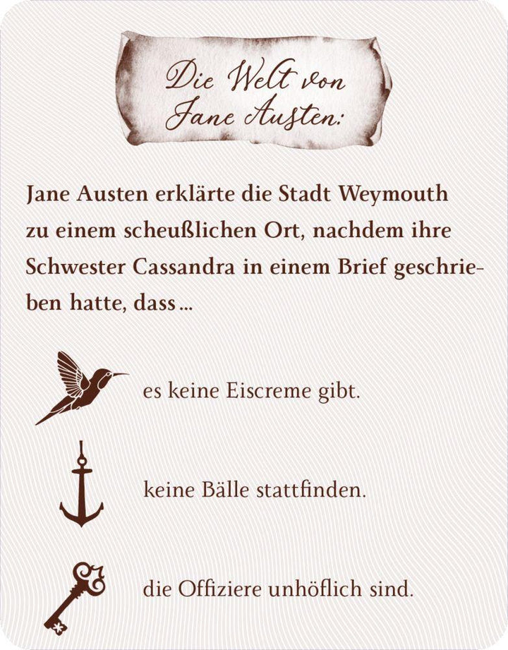Die Welt der Jane Austen - Das Quiz | -