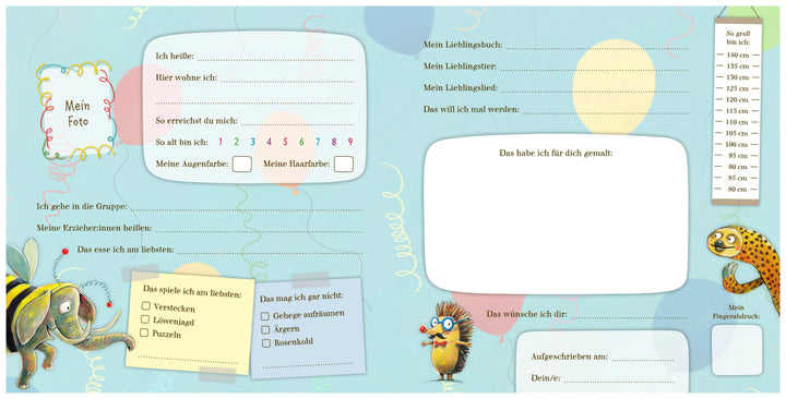 Mein großes Zoo Kindergarten-Freundebuch | Schoenwald, Sophie