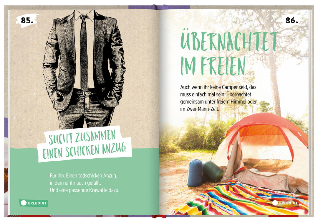 100 Dinge, die jedes Paar einmal tun sollte | -