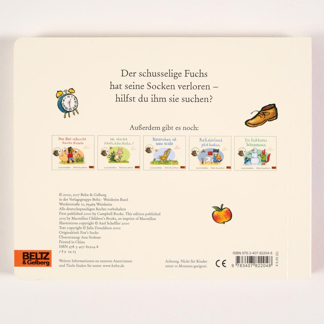 Der Fuchs sucht seine Socken | Scheffler, Axel | Donaldson, Julia