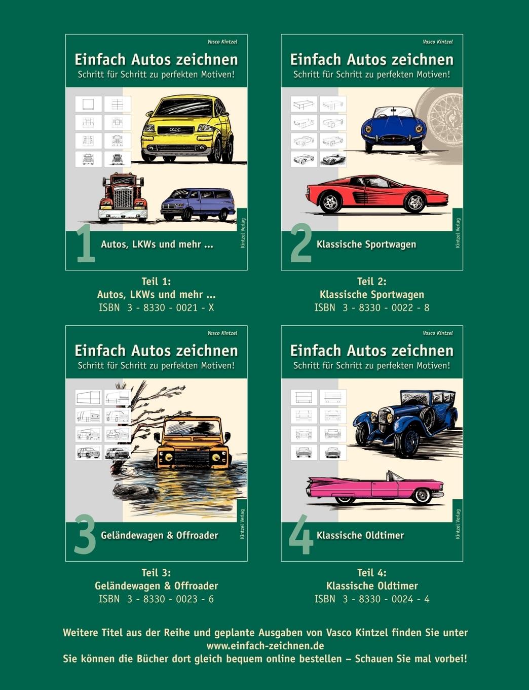 Einfach Autos zeichnen - Schritt für Schritt zu perfekten Motiven! | Kintzel...