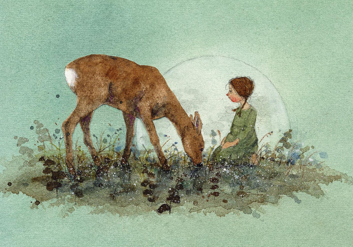 Postkartenbuch 'Waldkinder' | Drescher, Daniela