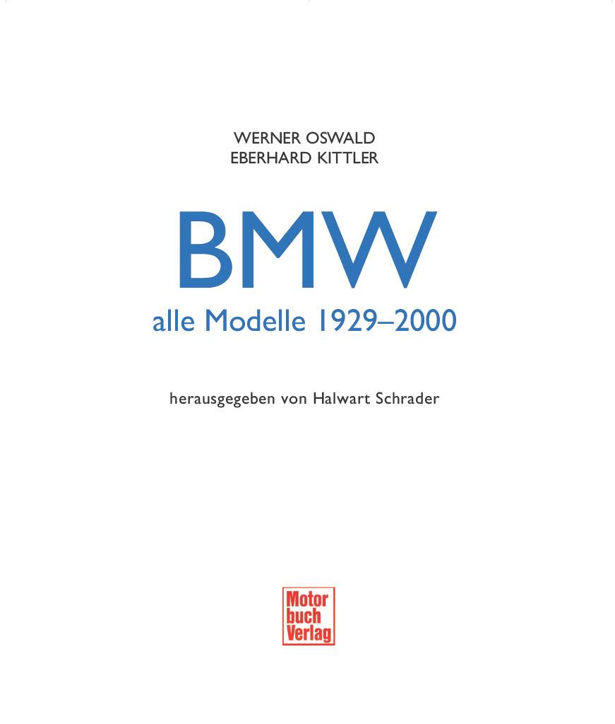 BMW Automobile | Oswald, Werner | Kittler, Eberhard