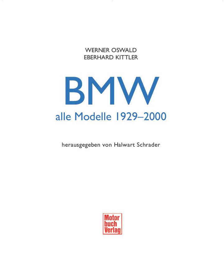 BMW Automobile | Oswald, Werner | Kittler, Eberhard