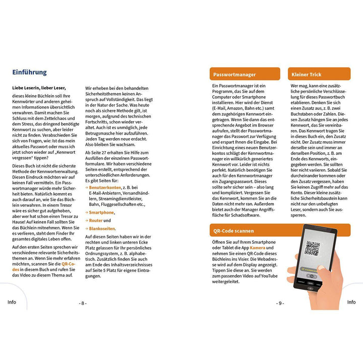 Zettel ade, Passwort okay! Das schlaue Passwortbuch | Schmid, Anja | Bildner...