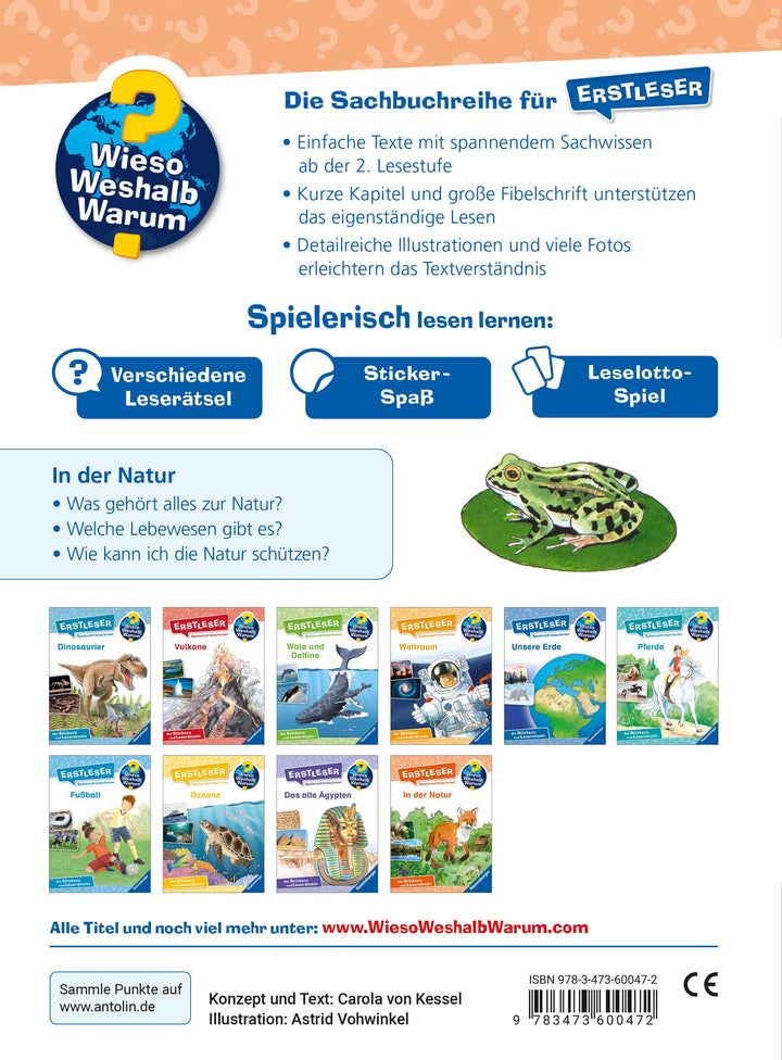Wieso? Weshalb? Warum? Erstleser, Band 10 - In der Natur | Kessel, Carola von