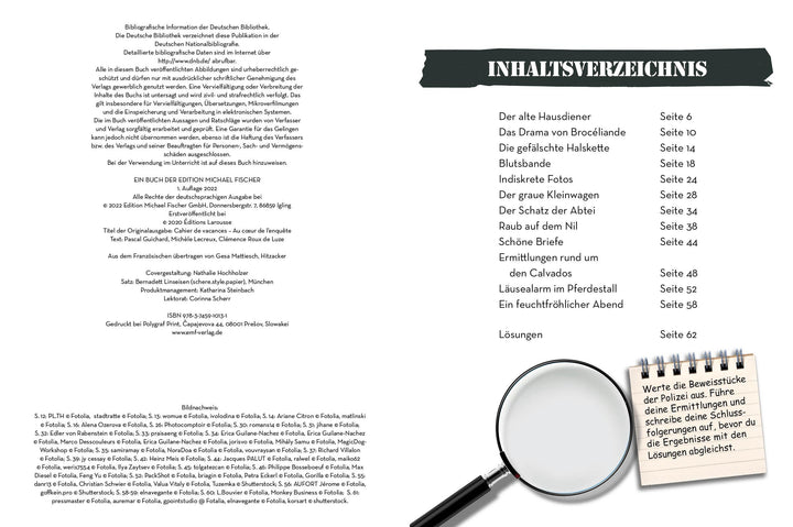 Detective Games - Löse die Fälle! | Guichard, Pascal | Lecreux, Michèle | Ro...