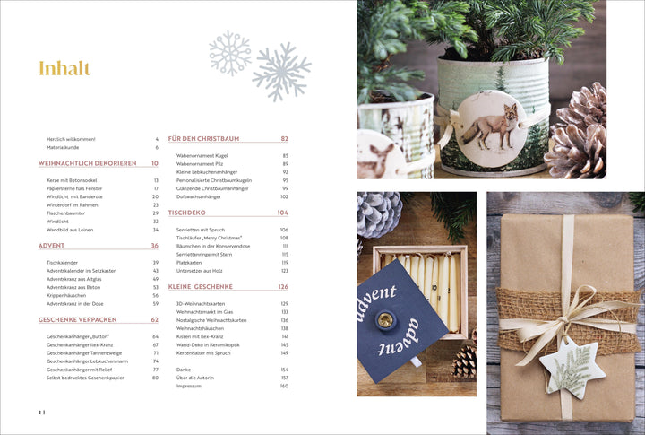 Zauberhafte Weihnachtsdeko selbstgemacht | Schmidt-Kohl, Daniela