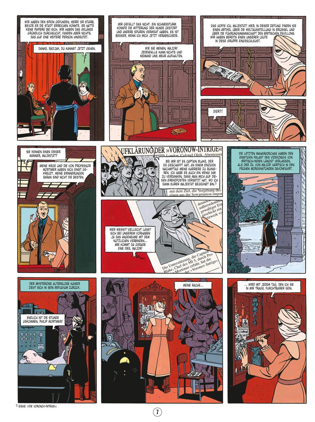 Blake und Mortimer 13: Die Sarkophage des 6. Kontinents, Teil I: Alte Bekann...