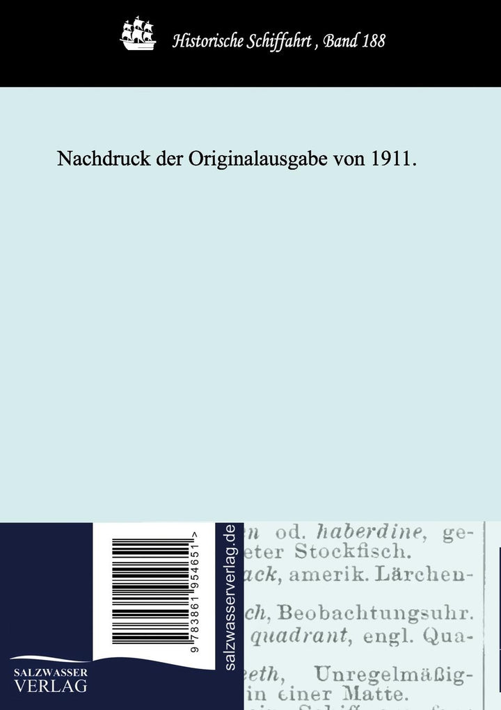 Vollständiges nautisches Wörterbuch Deutsch und Englisch - Complete nautical...